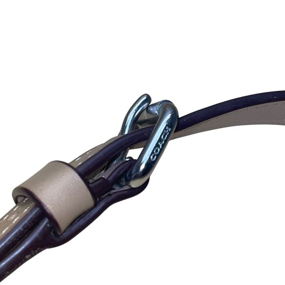 Coach Women’s Beige Monogram Leather Adjustable Strap Chaise Crossbody Bag - Picture 12 of 15